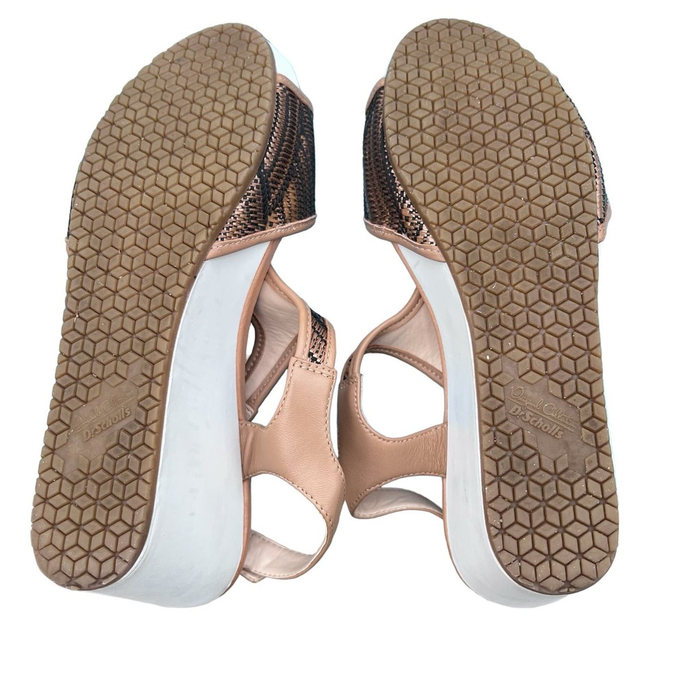 Dr. Scholl’s “Wiley” Women’s Tan & White Platform Sandals 9M - Picture 10 of 11